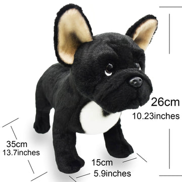 Realistic Bulldog Dog Stuffed Animal Plush Toy